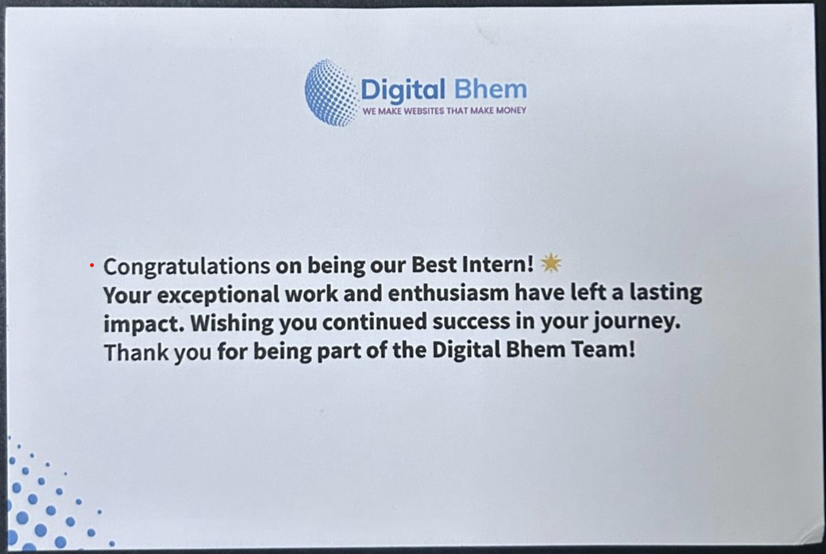 Certificate 1