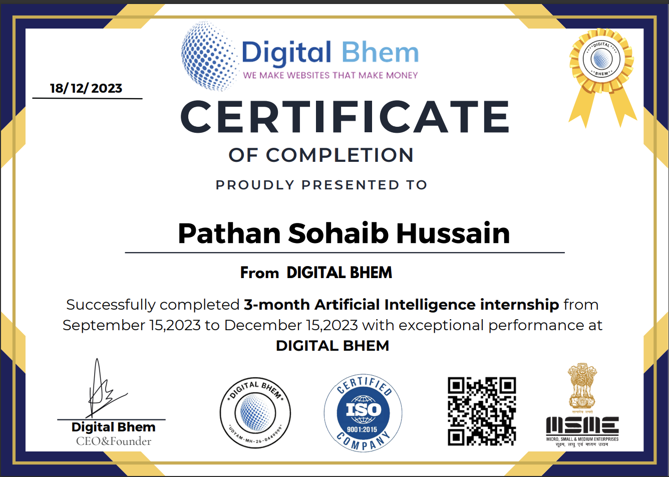 Certificate 2